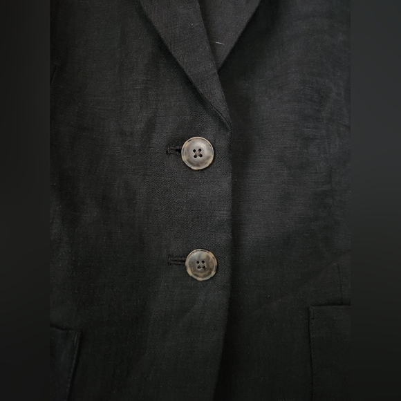 J. Crew Helena Linen Blend Two Button Lightweight Blazer Sz 8 - Picture 4 of 7